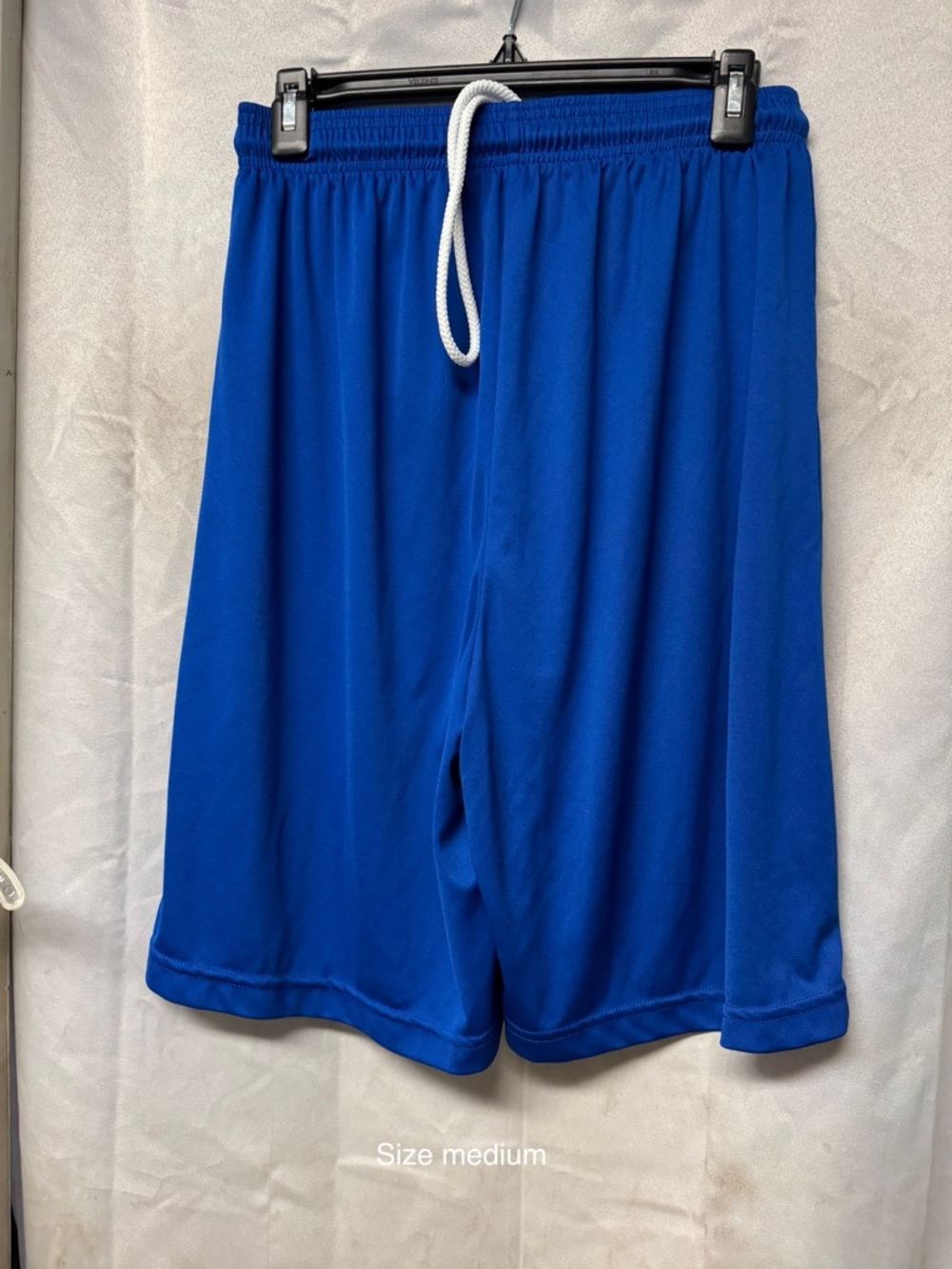 Men's Athletic Blue Drawstring Shorts